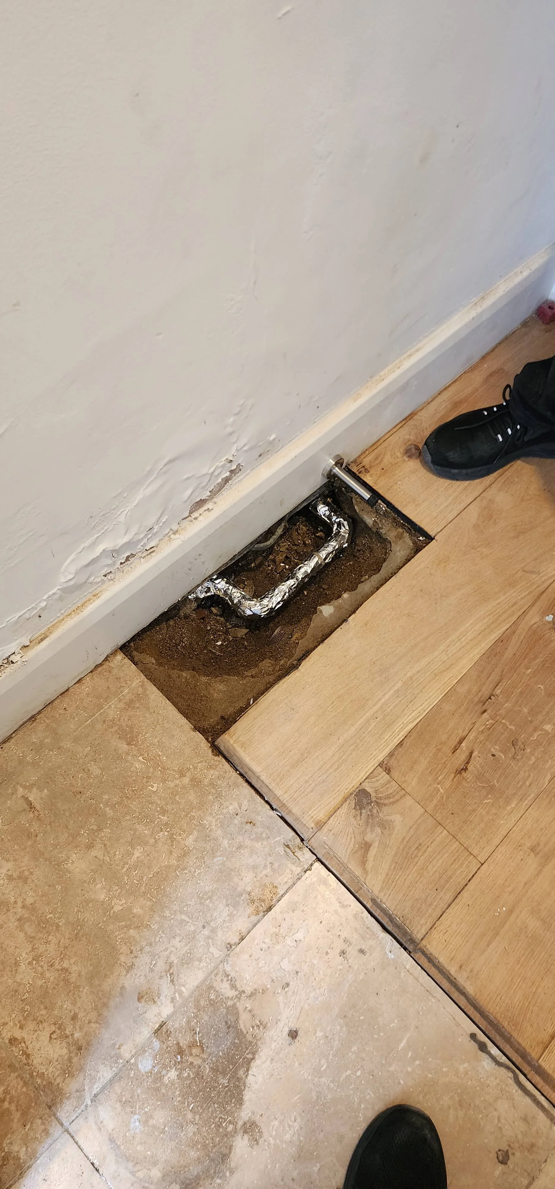 Reinstatement area after Ascot mains water leak investigation