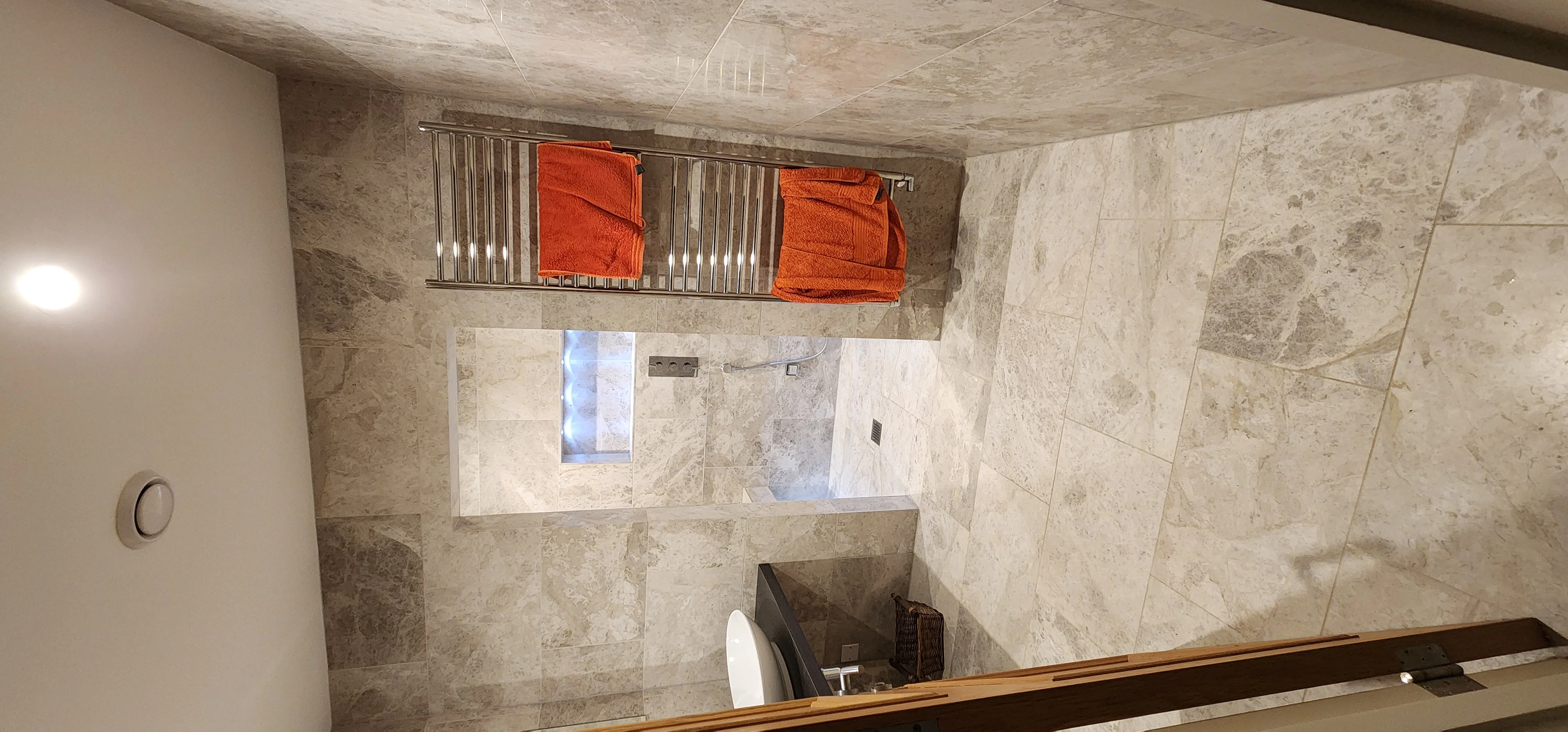 Bathroom floor area reviewed during shower waste leak detection in Bramley