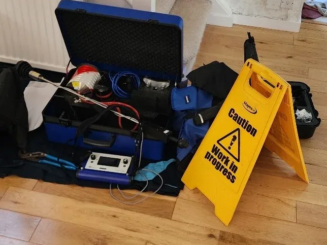 Central heating leak detection in Great Shelford project image 9
