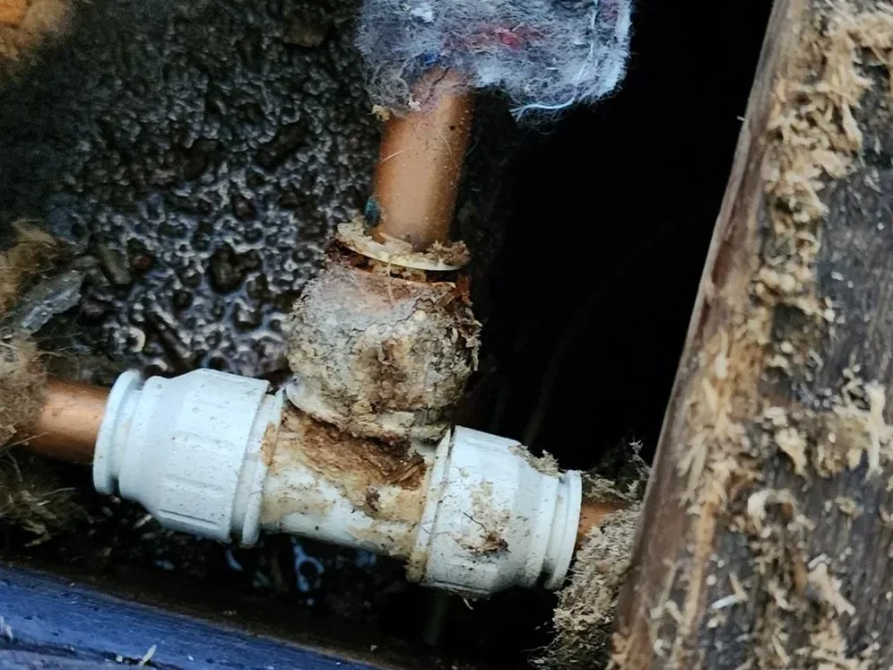 Central heating leak detection in Camberley project image 17