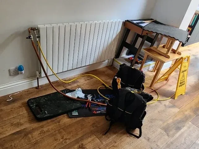 Central heating leak detection in Camberley project image 9